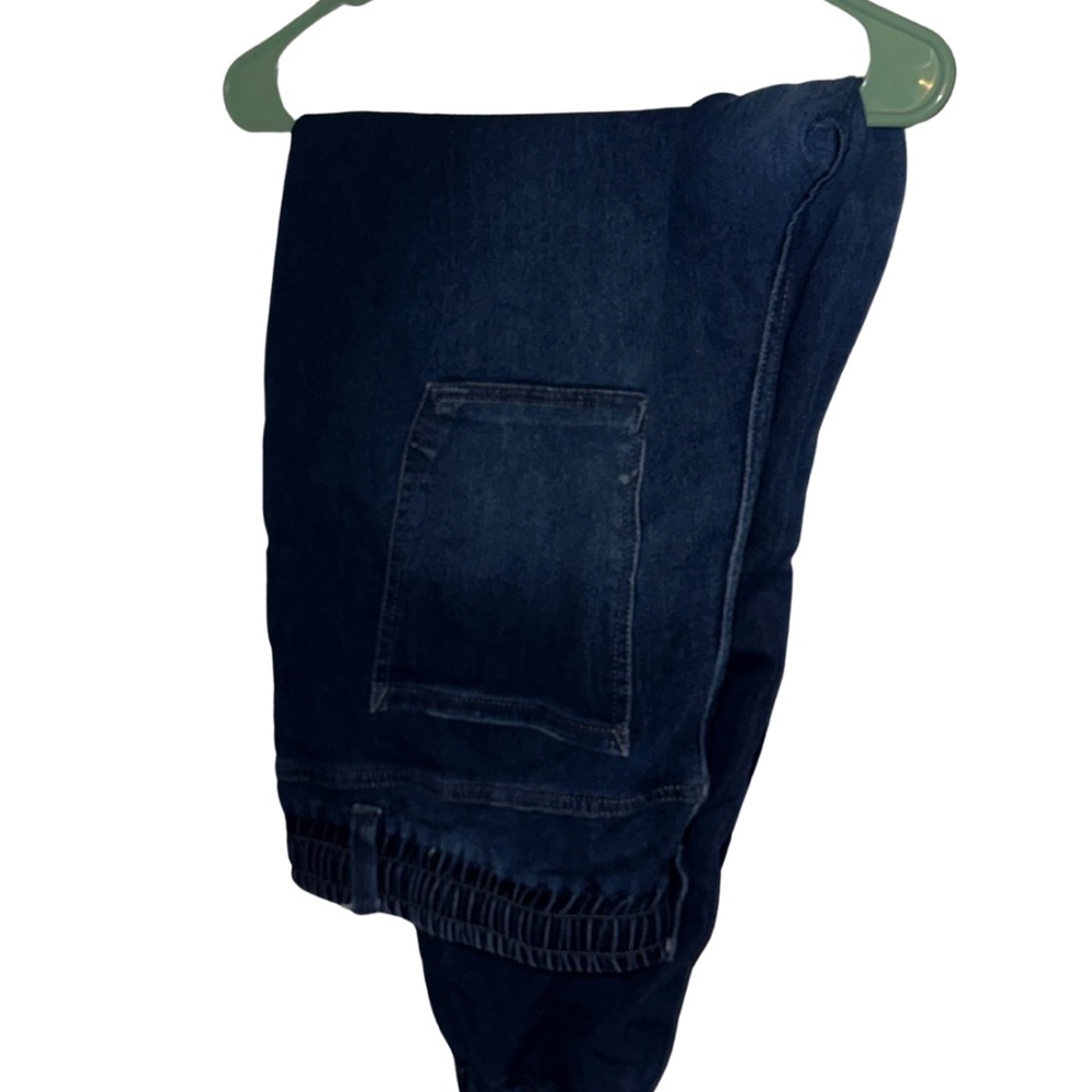 Terra & Sky Blue Denim Joggers 2X